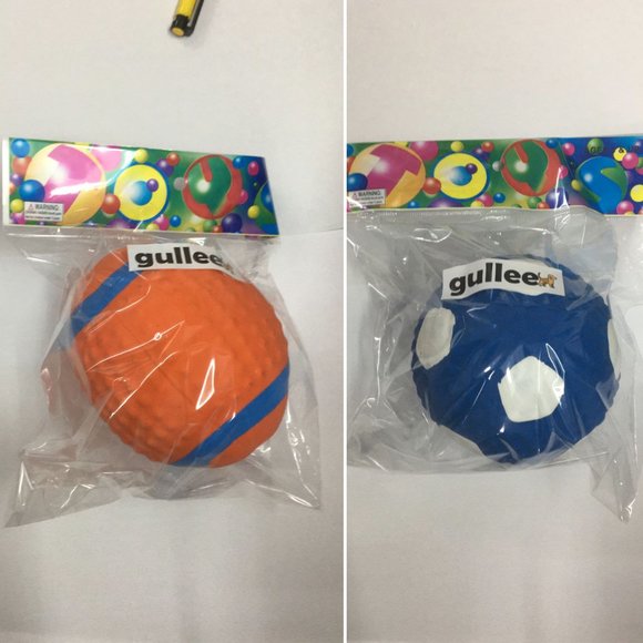 Colorful Ball Plastic Squeaky and Latex Dog Ball Toy - Picture 10 of 10